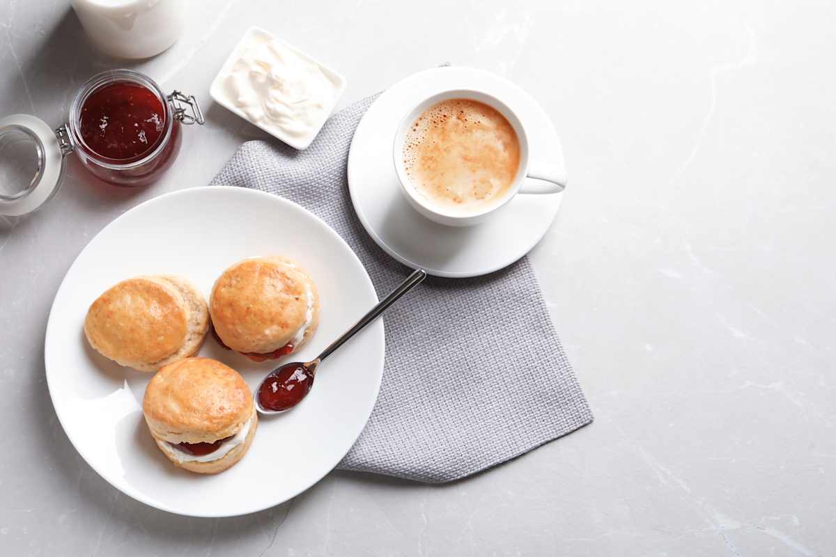 Scones for morning tea