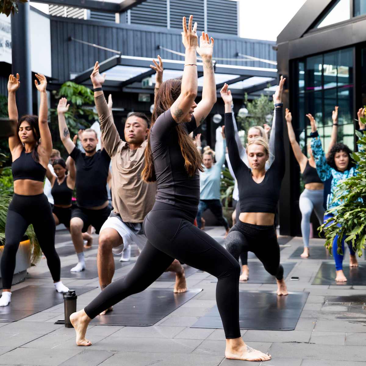 Yoga session