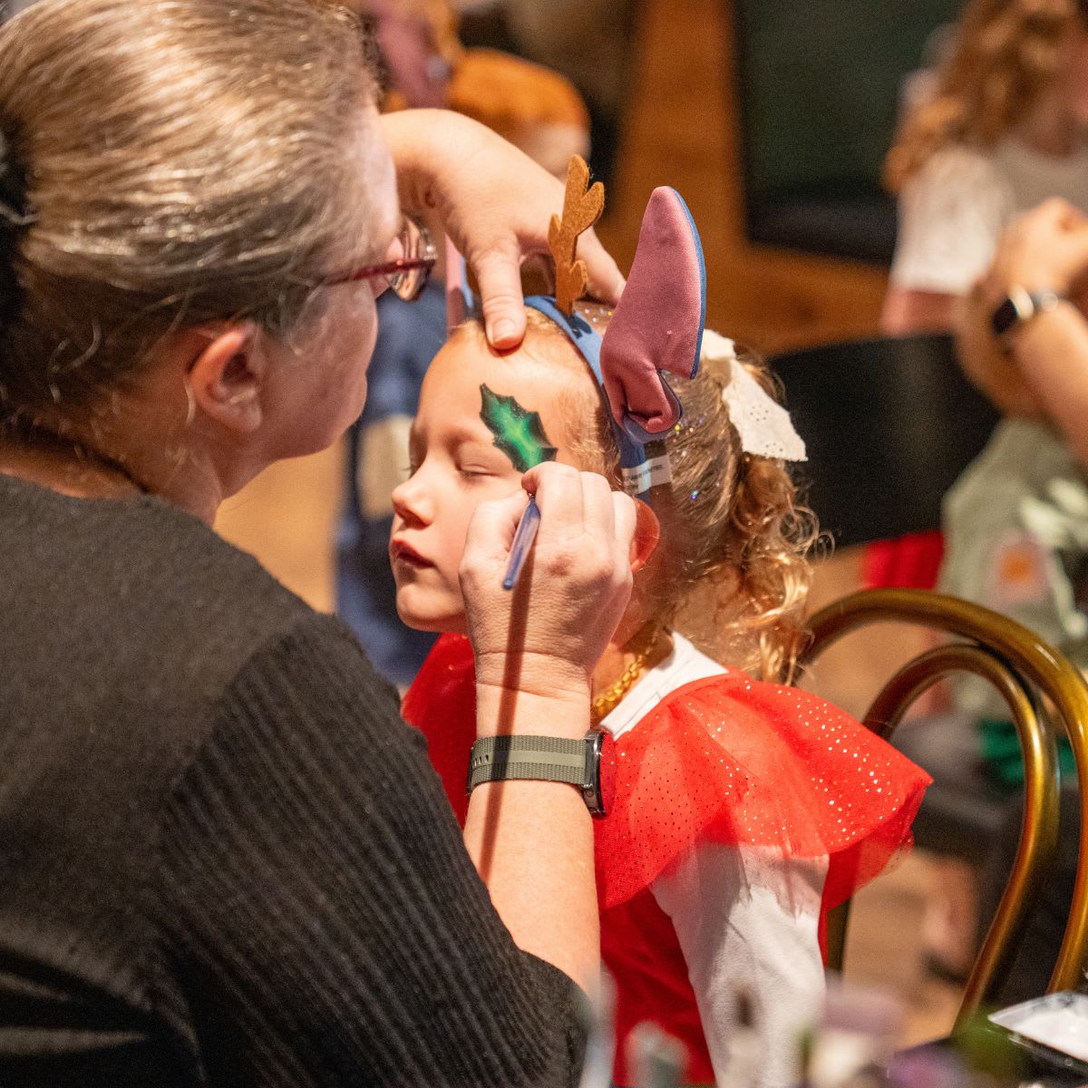 Tea Tree Plaza Christmas Face Painting