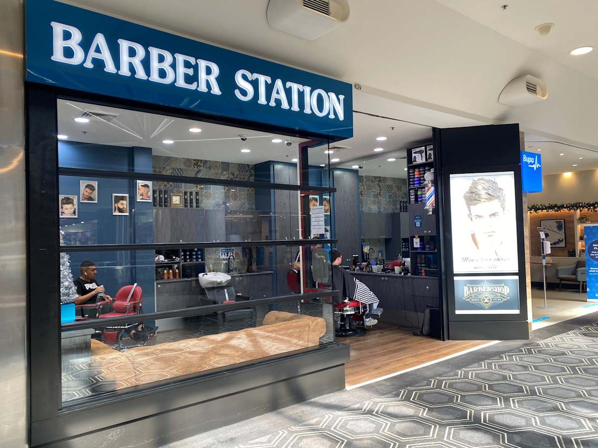 Barber Station storefront image
