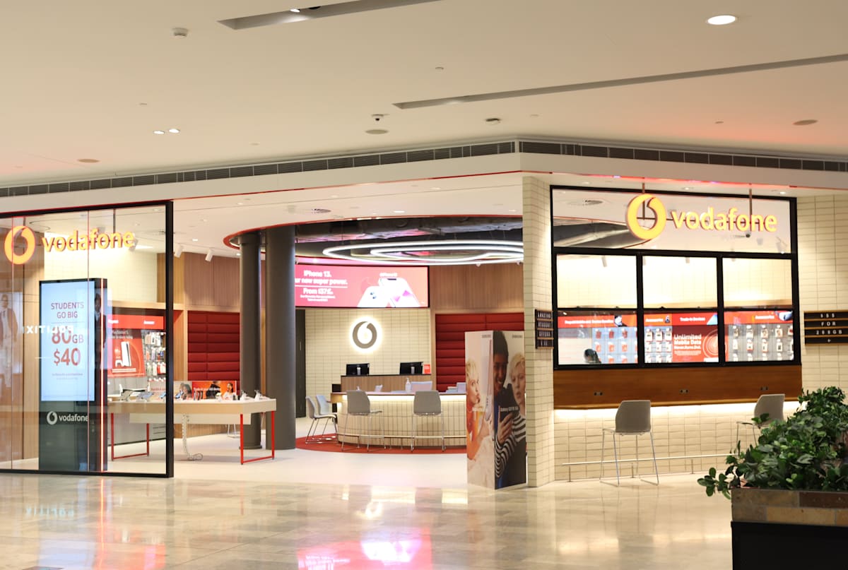 Vodafone storefront image