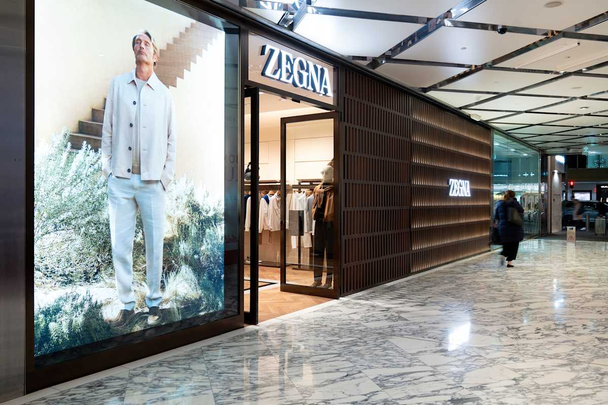 Zegna storefront image