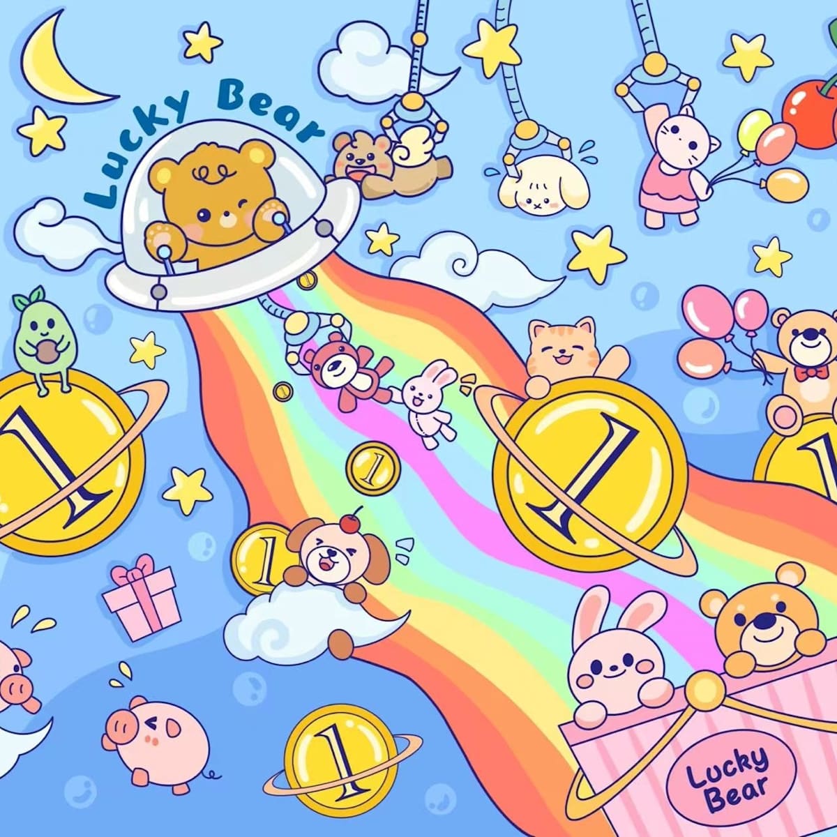 Visit Lucky Bear for a fun-filled, rewarding experience where you can grab, collect, and exchange for amazing prizes.
