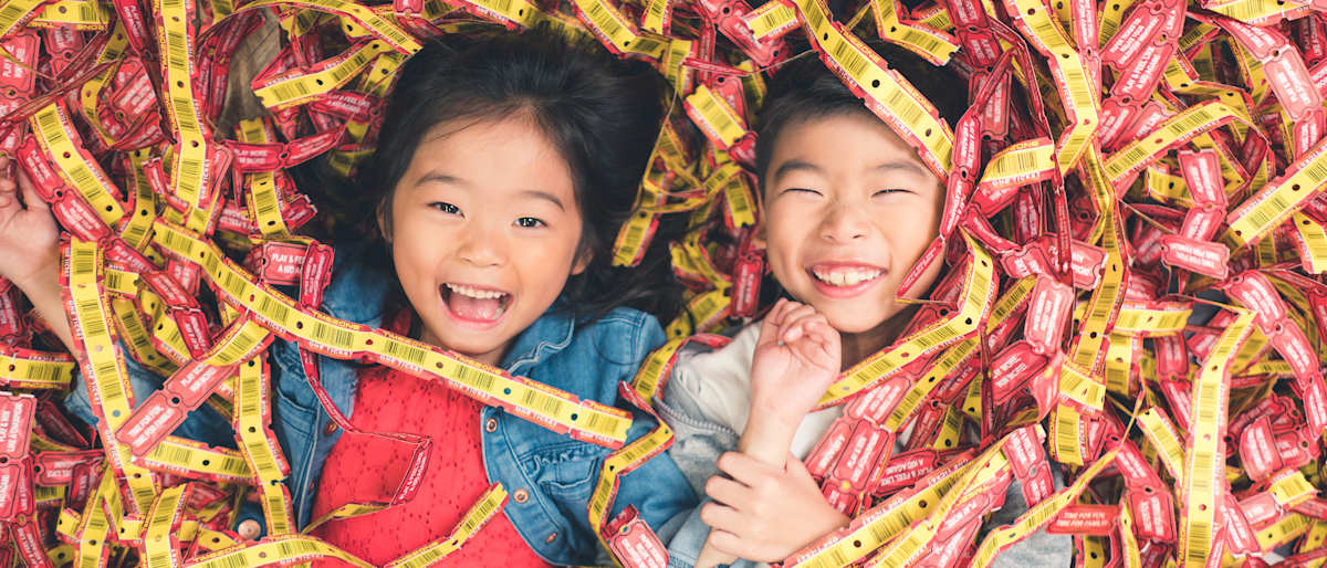Happy kids at Timezone