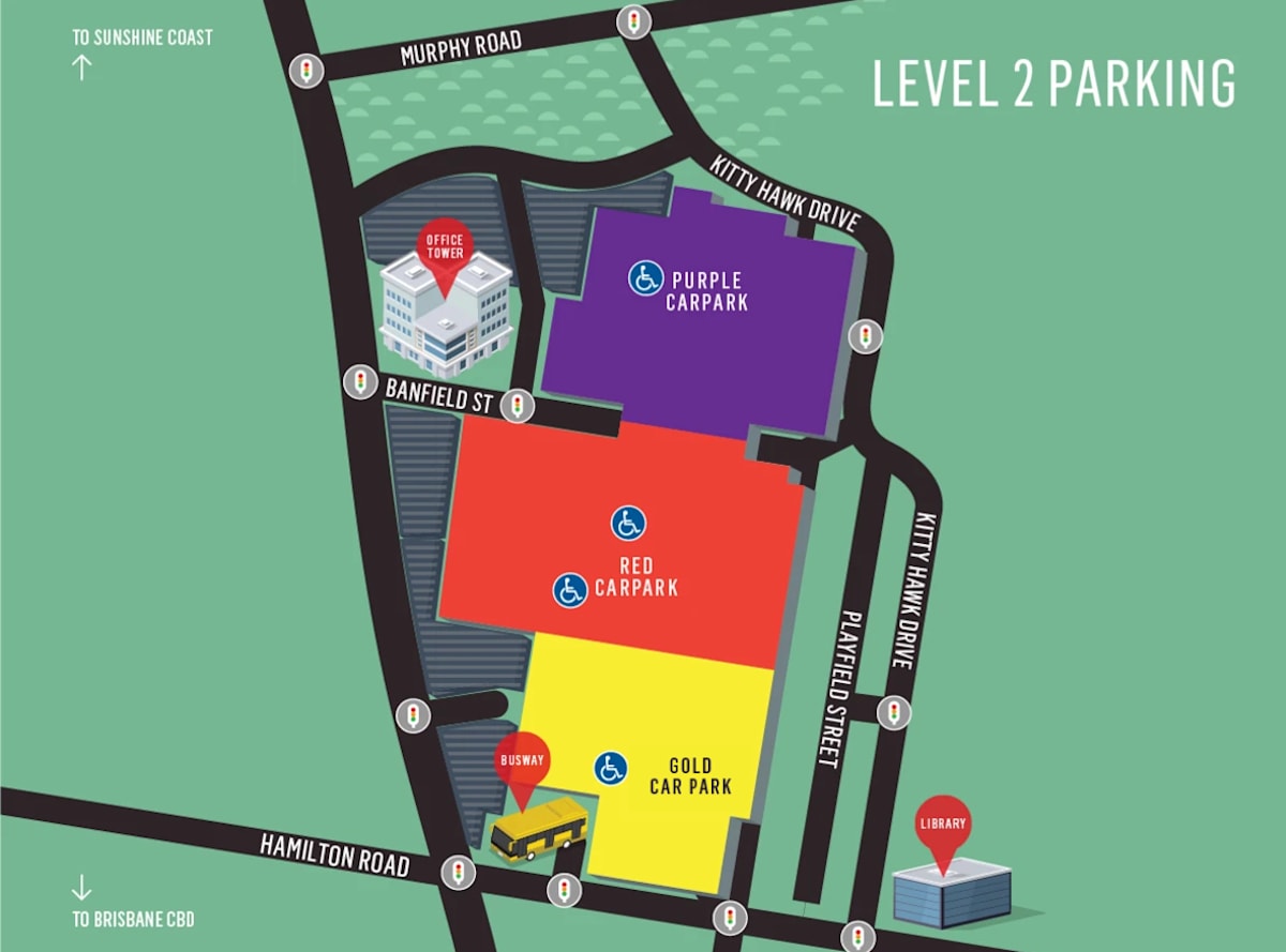 WCH Car Parks Disabled Bays Gold CP