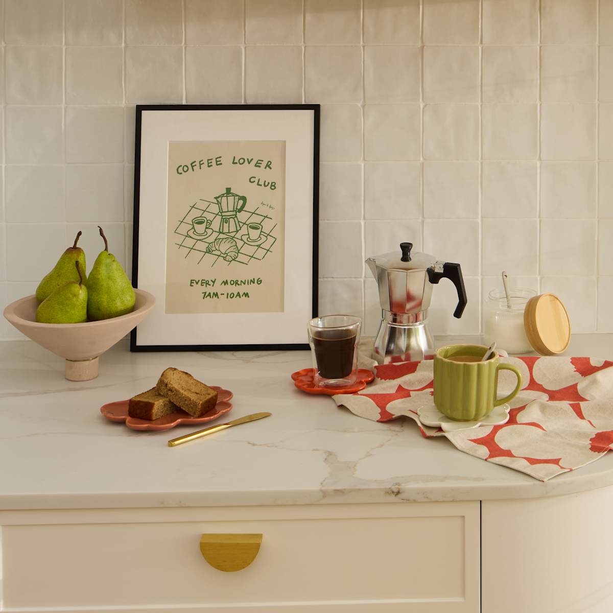 Create an at-home coffee station
