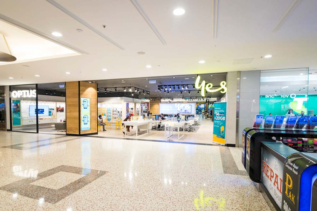 Optus storefront image