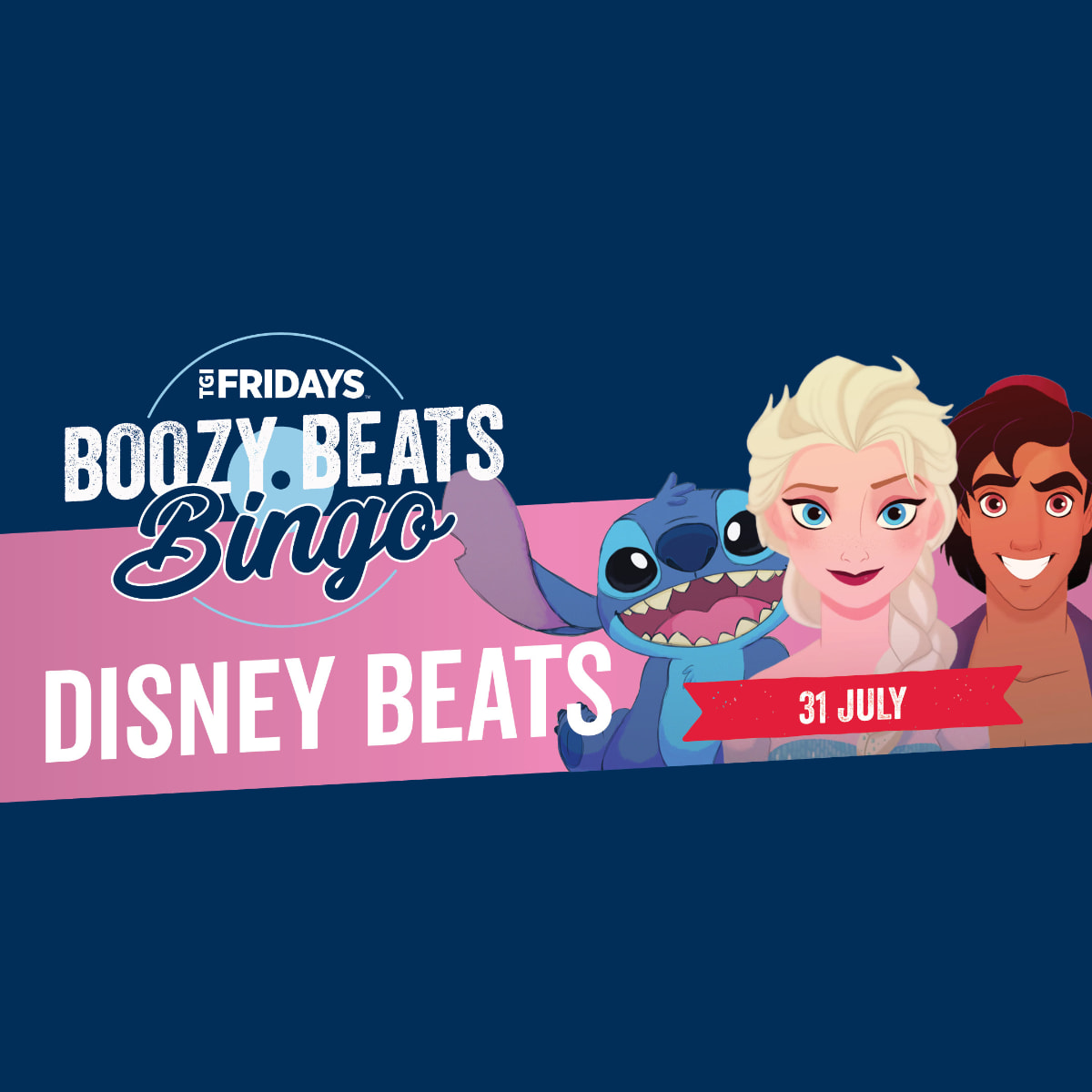 TGI Fridays: Music Bingo Night: Disney Tribute