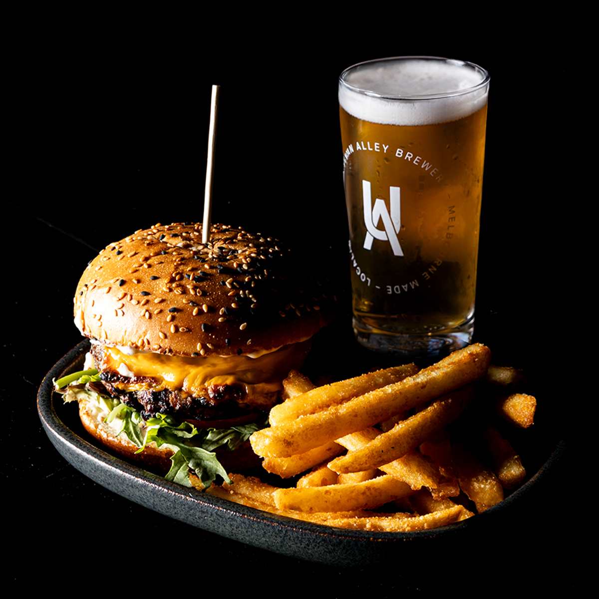 Urban Alley Brewery: $20 Burgers with a free drink