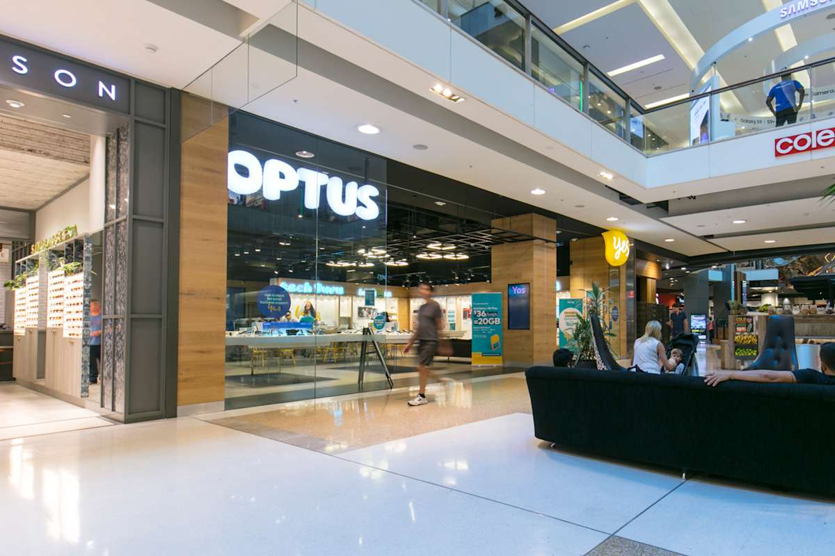 Optus storefront image