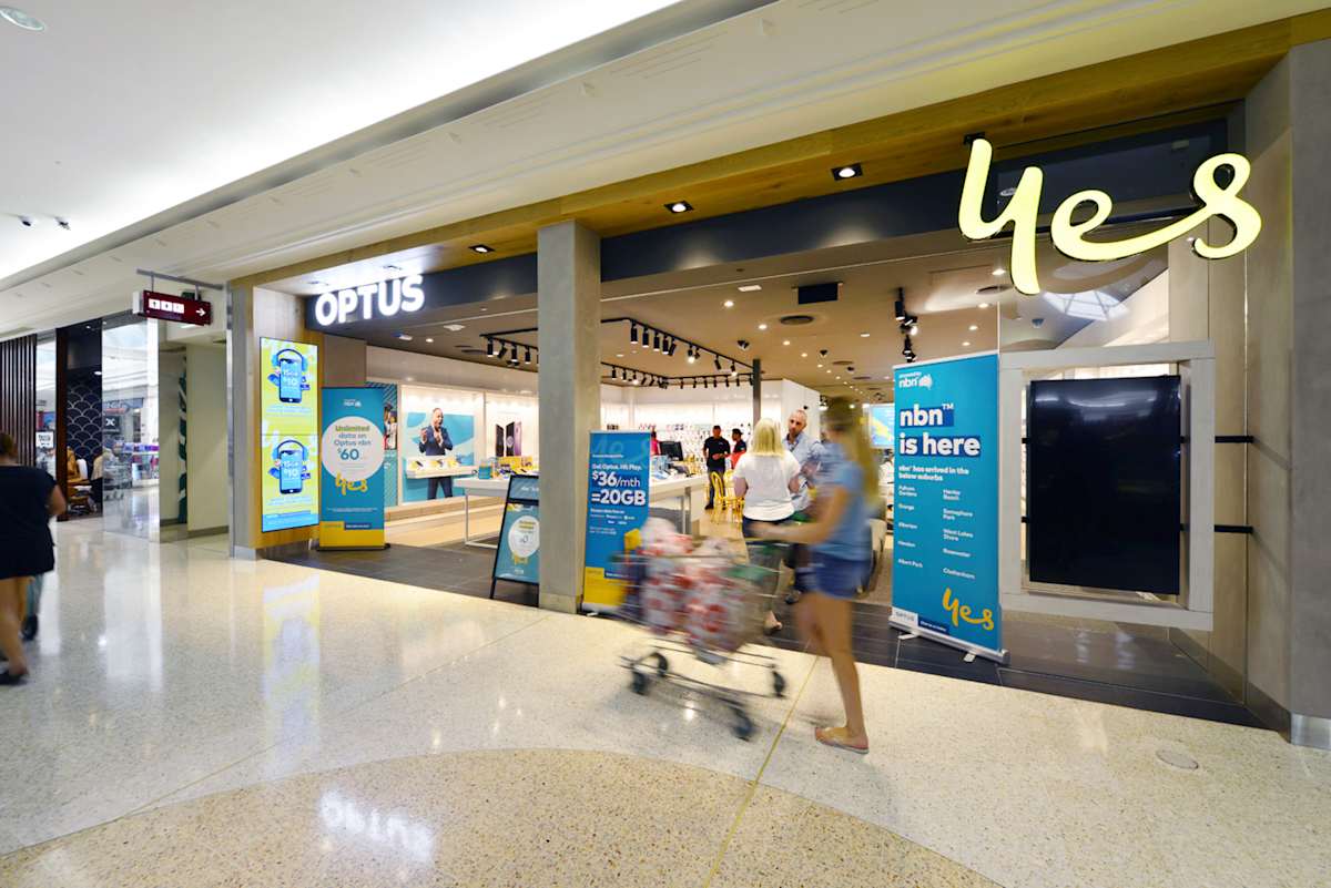 Optus storefront image