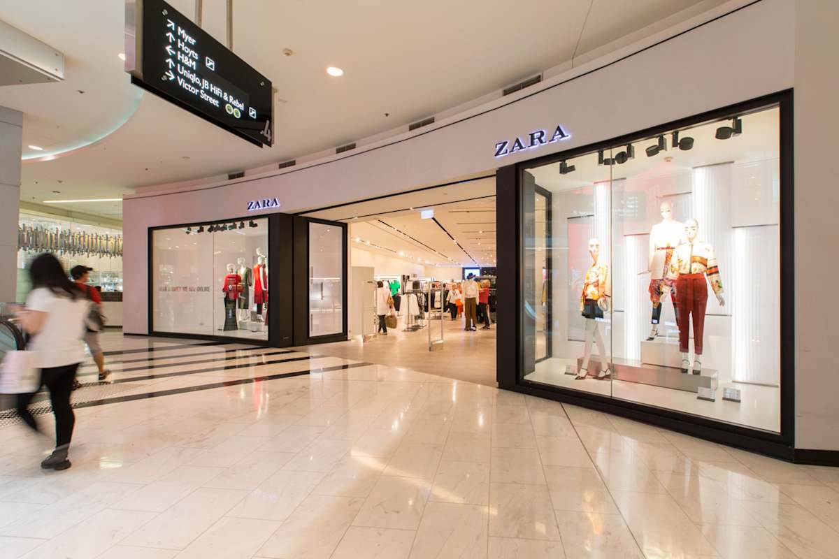 ZARA storefront image
