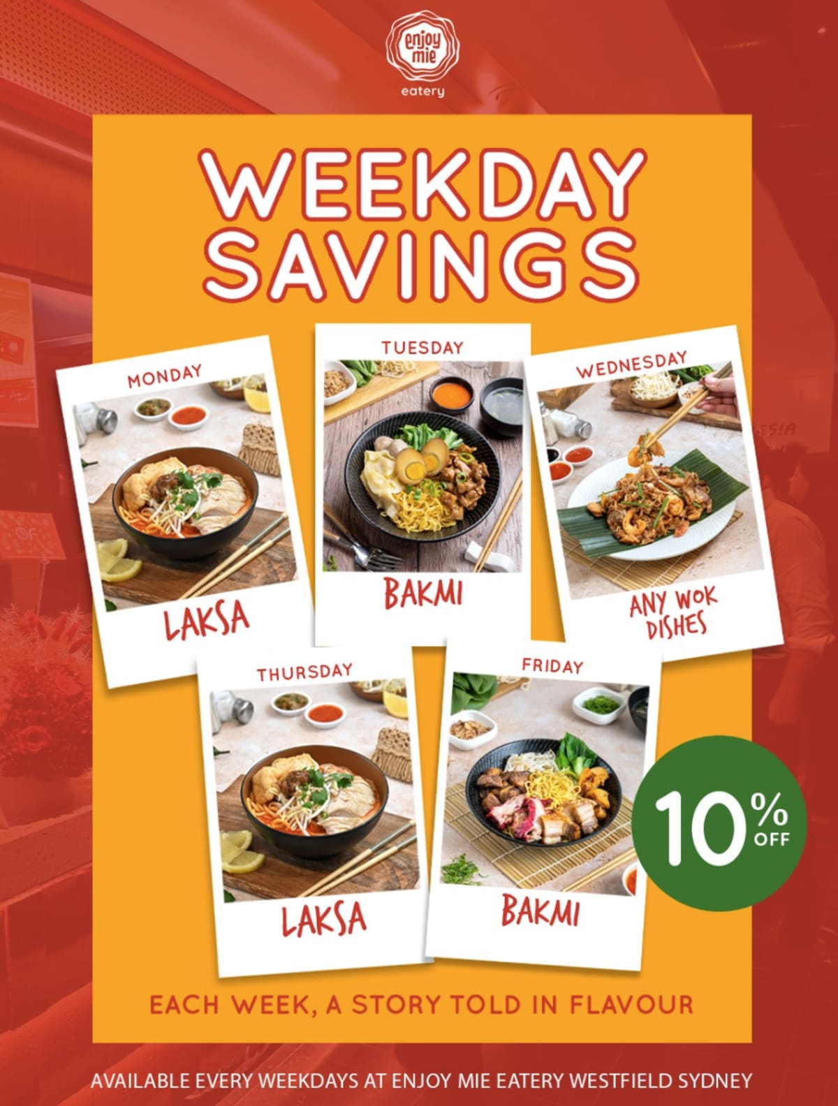 Enjoy Mie - Weekday Lunch Offers