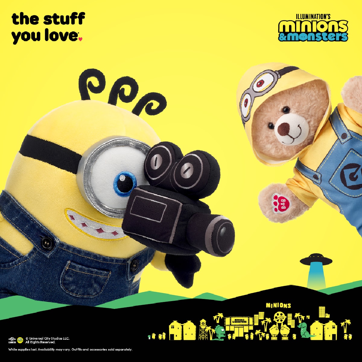 Build-A-Bear Workshop: NEW Minions & Monsters
