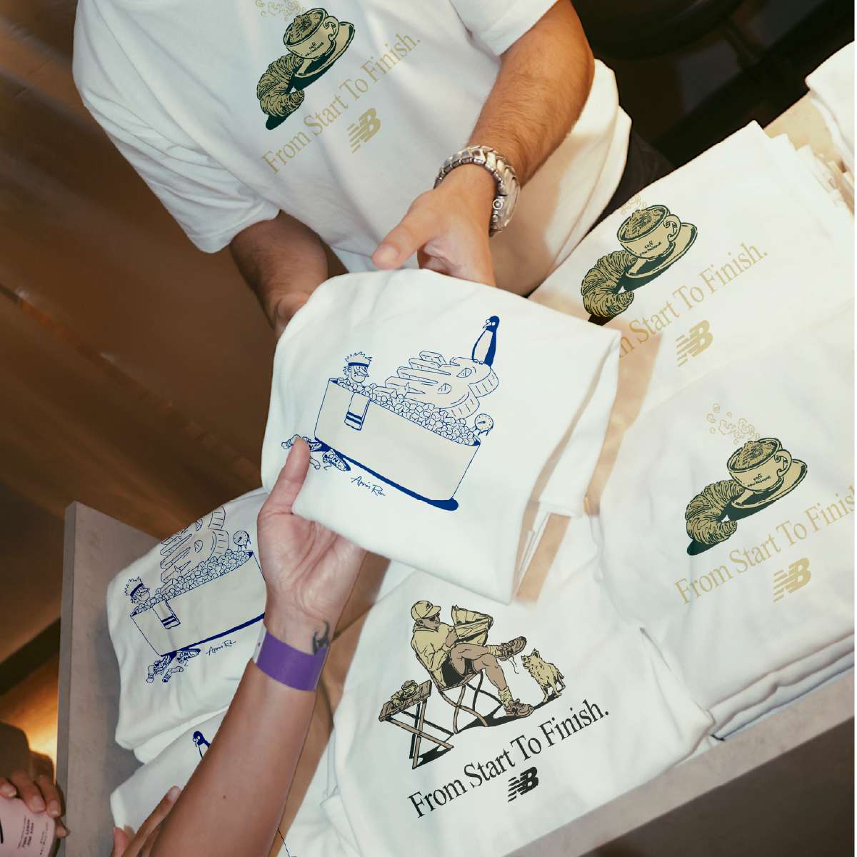 New Balance: Custom tee gift with purchase