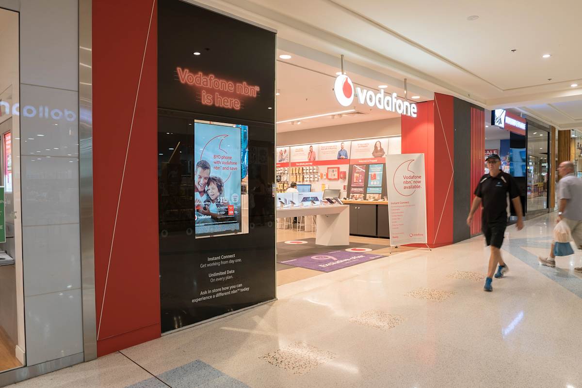Vodafone storefront image