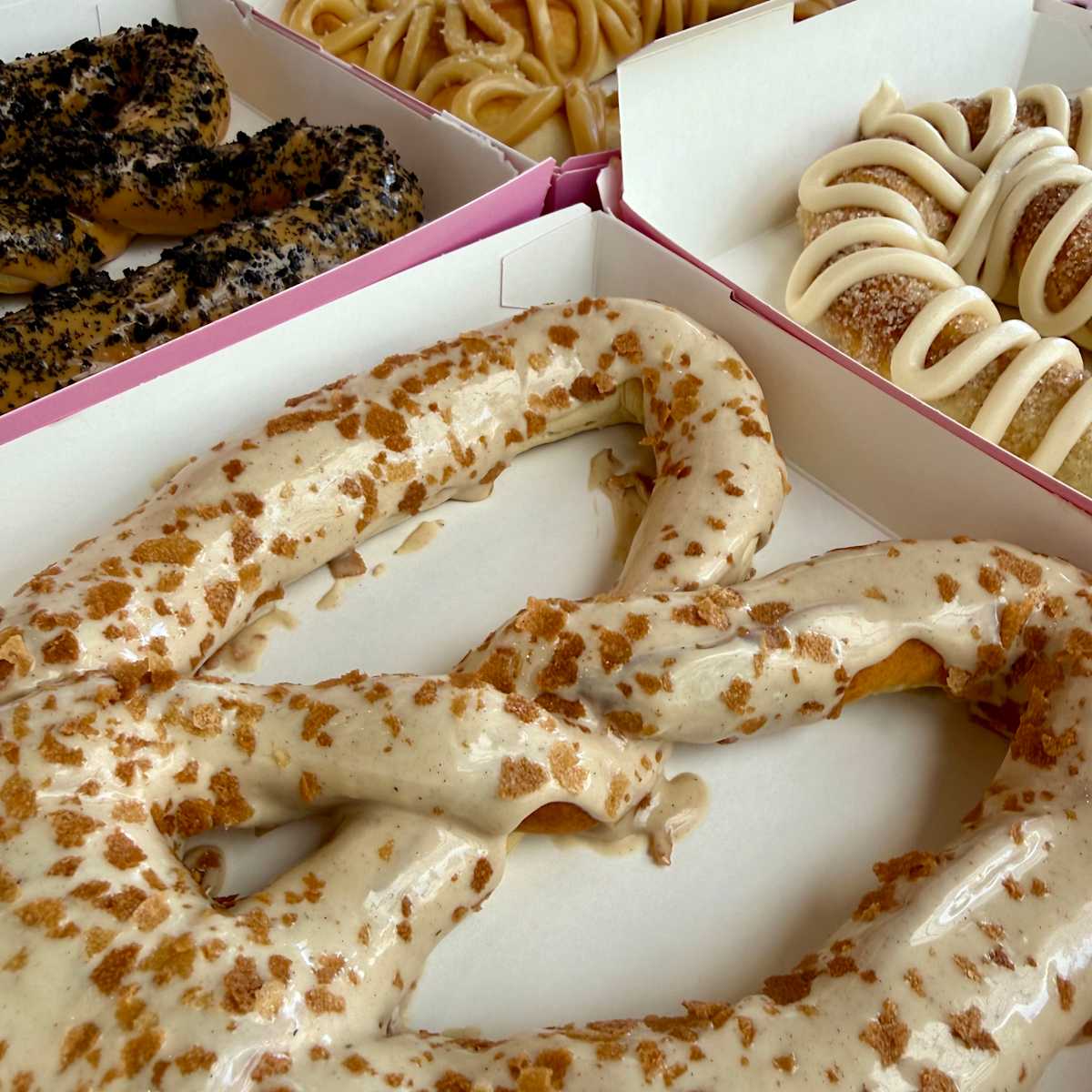 Pretzel: Try our Buenissimo Crunch Pretzel!