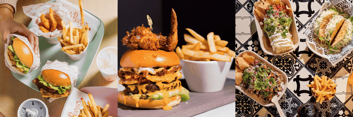 Burgers, fries, tacos and more (x3) GIF | Carindale
