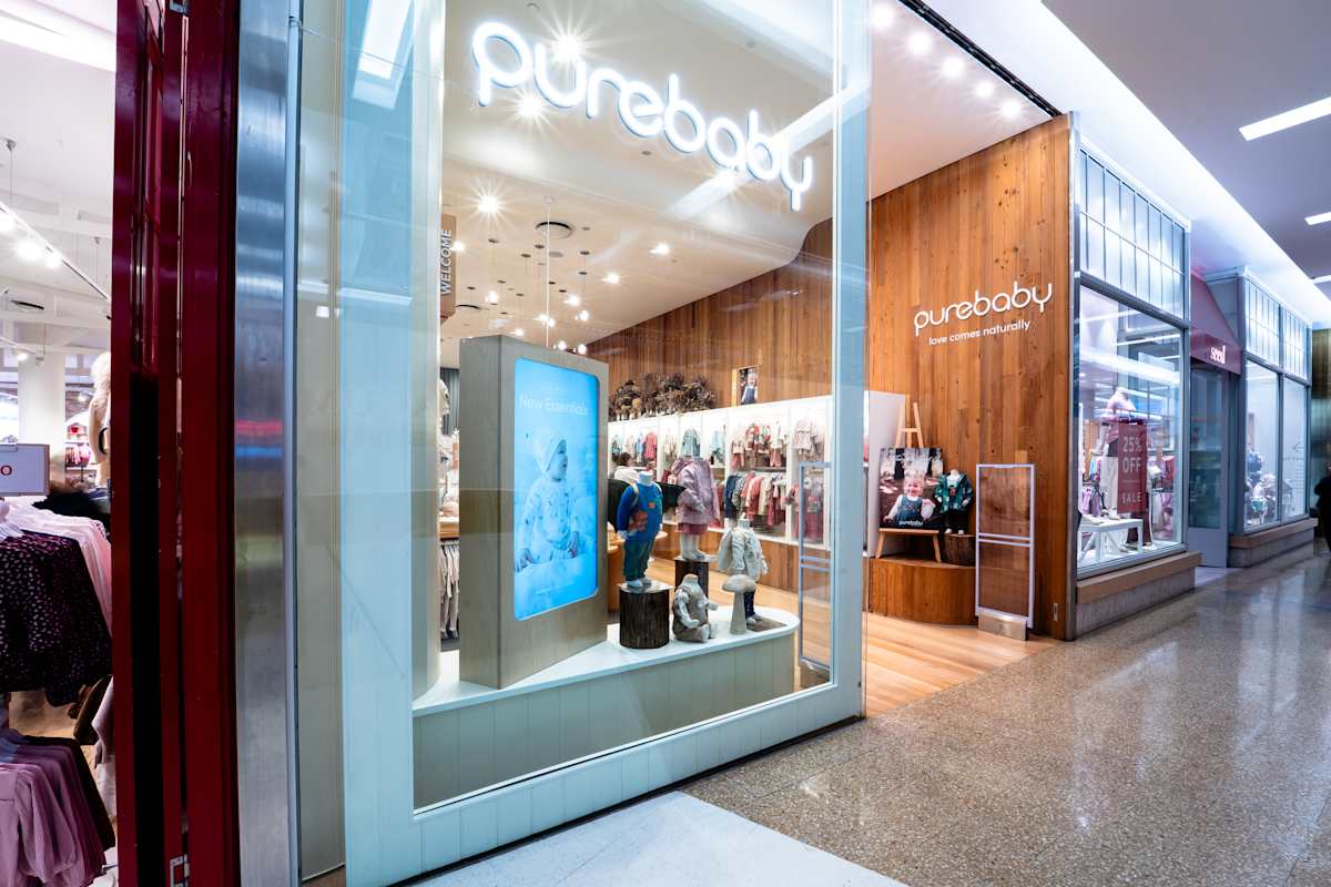 pure baby store front