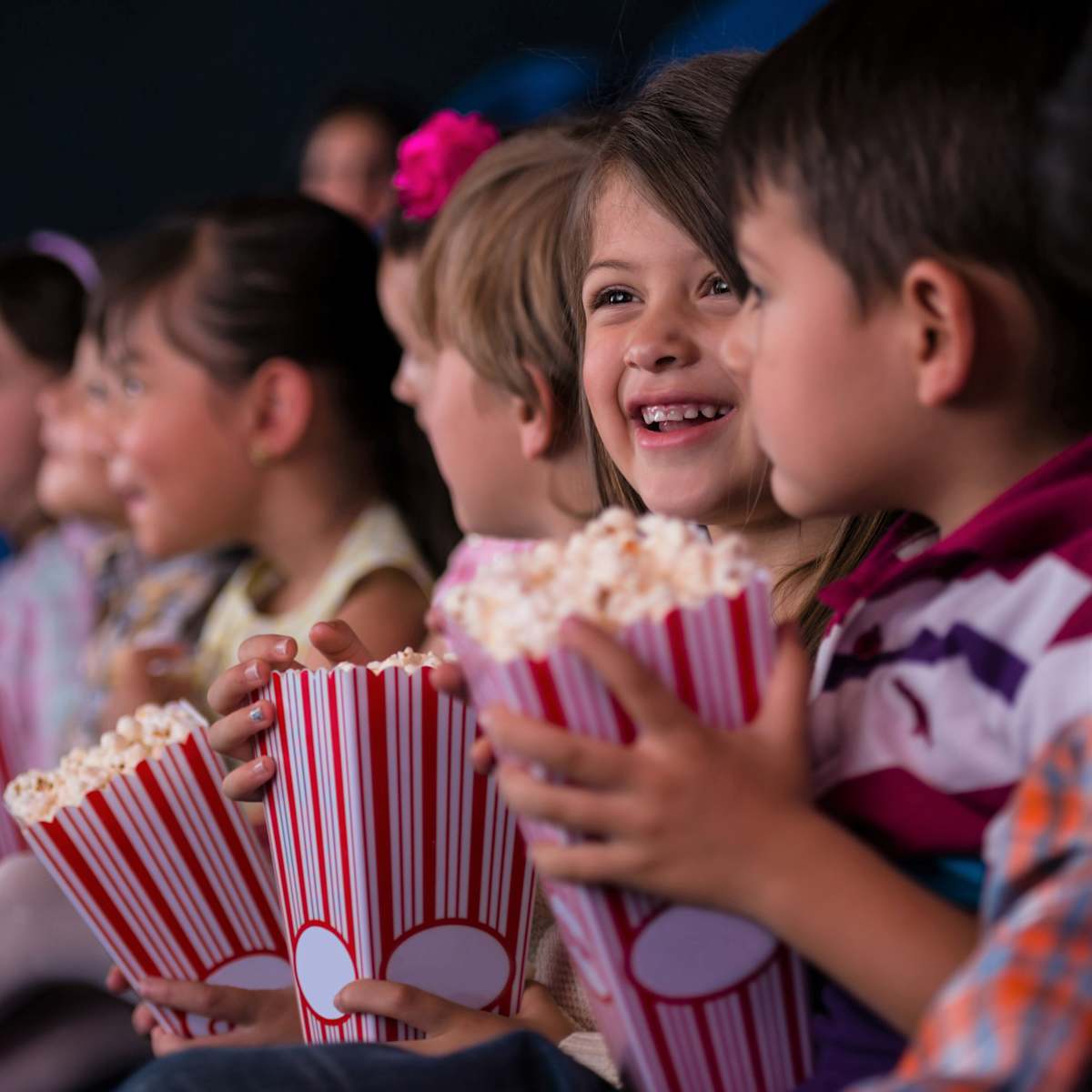 Kids Movie stock image