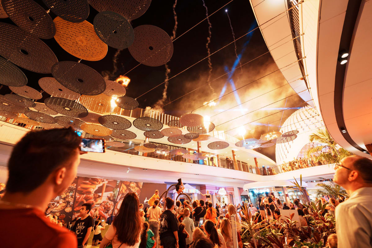 Brisbane Festival Pop Up After Dark at Westfield Chermside