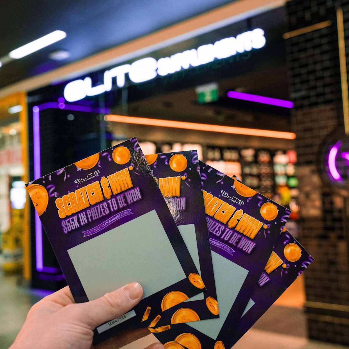 Elite Supplements: Scratch and Win!
