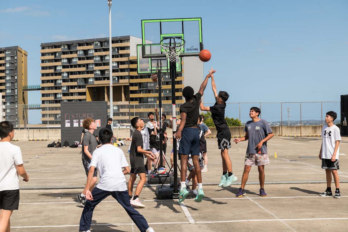 Rooftop Basketball