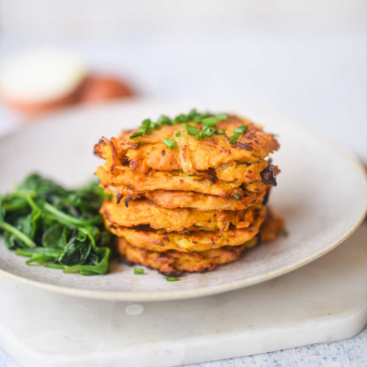 Onion and Sweet Potato Hash Browns
