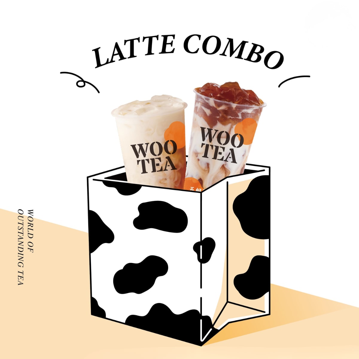 WooTea: Enjoy Any 2 Large Latte Drinks for $14