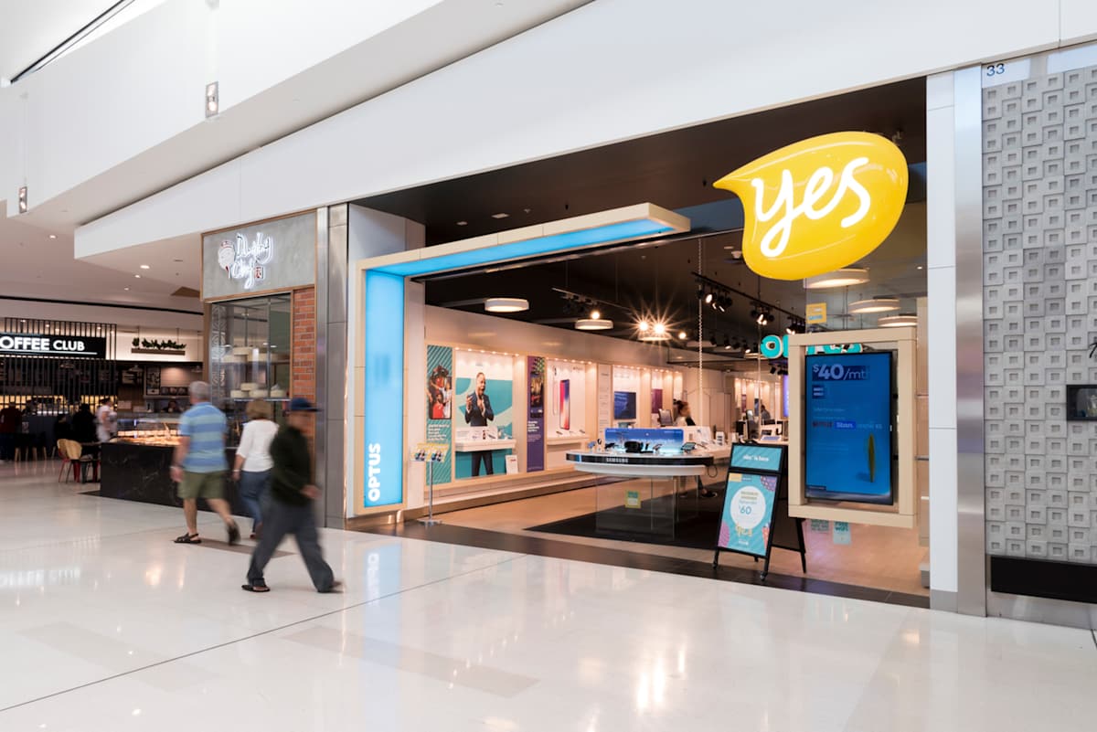 Optus storefront image