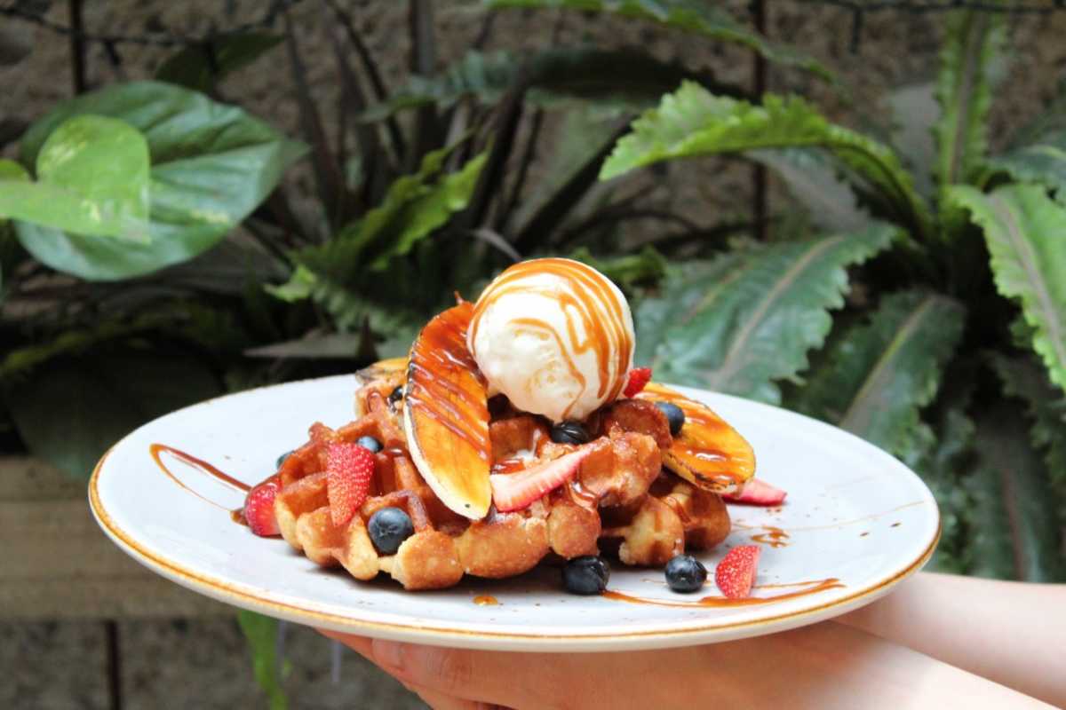 The Coffee Emporium coffee caramel waffles