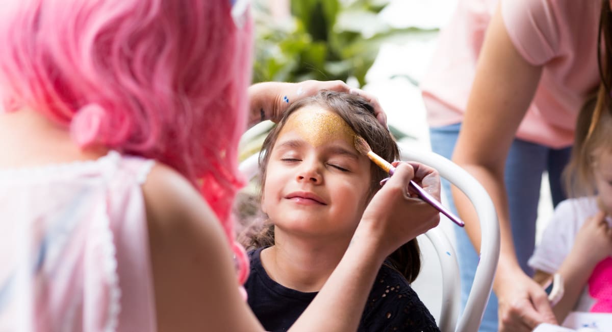 Face painting - EDM specs