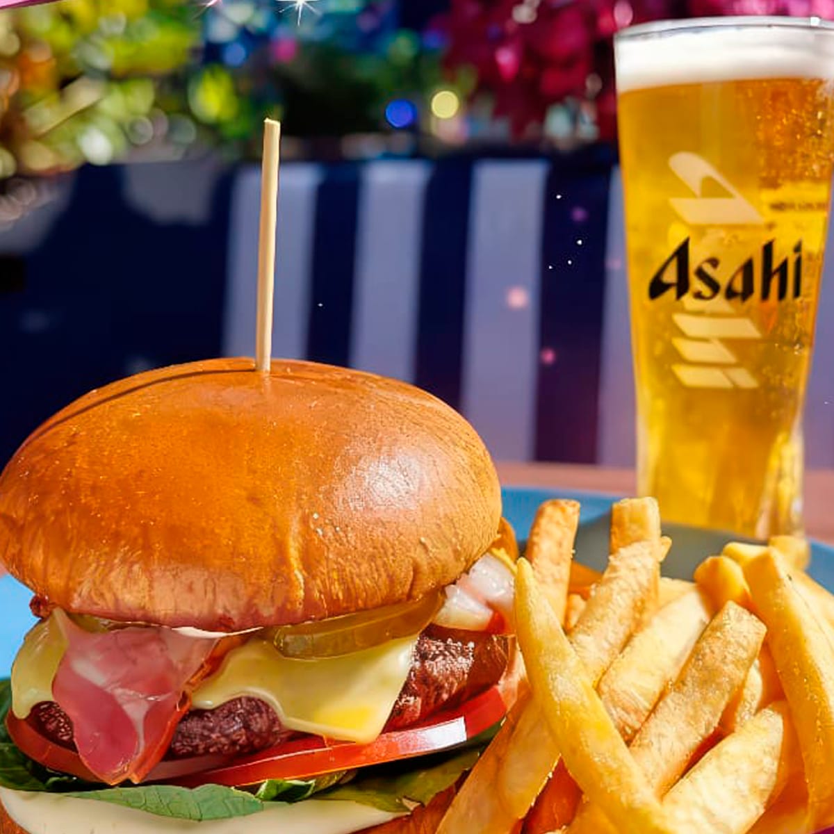 Something & Social: $25 gourmet burger and asahi