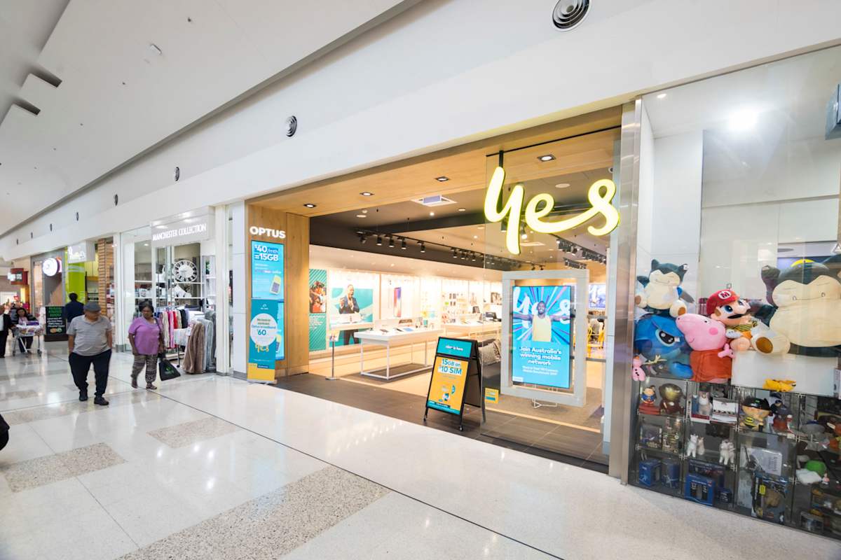 Optus storefront image
