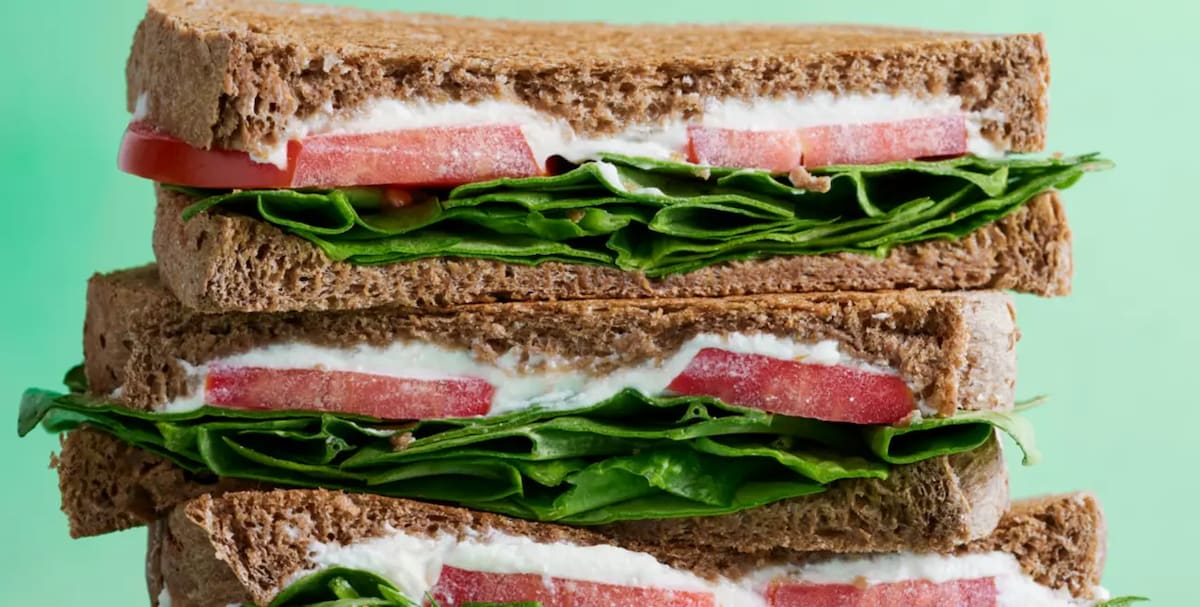 Spinach, Ricotta & Tomato Toastie