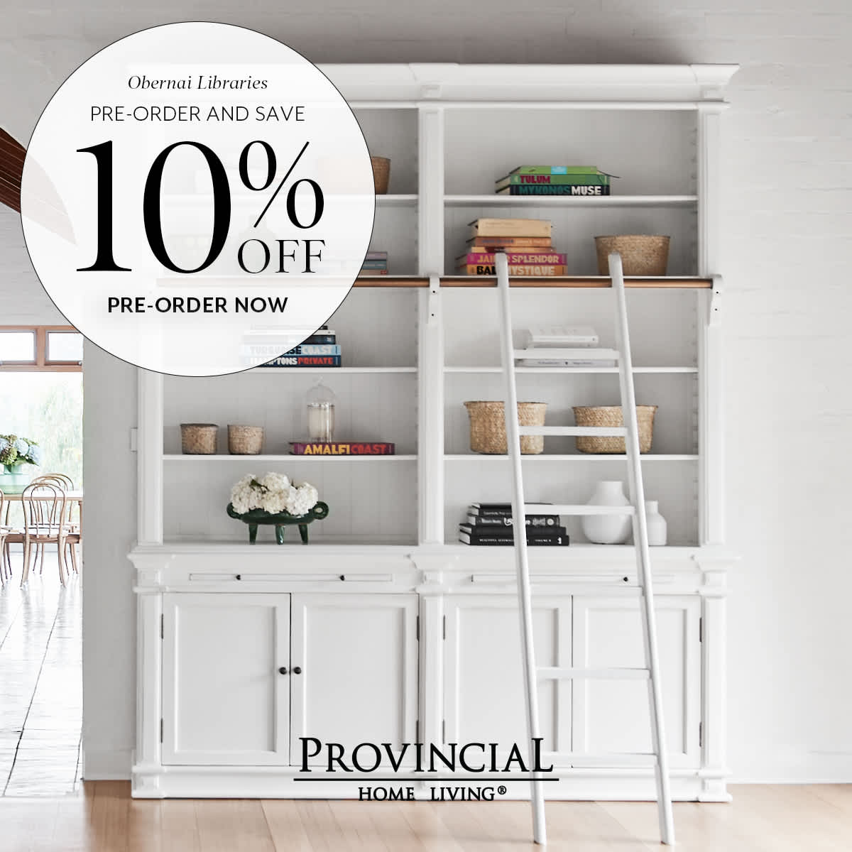 Provincial Home Living: Pre-Order Obernai Libraries