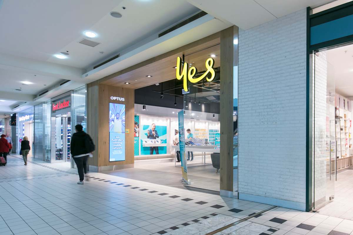 Optus storefront image