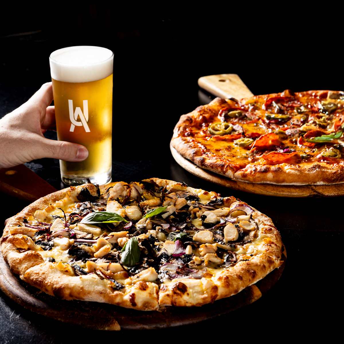 Urban Alley Brewery : $20 Pizzas including a free drink