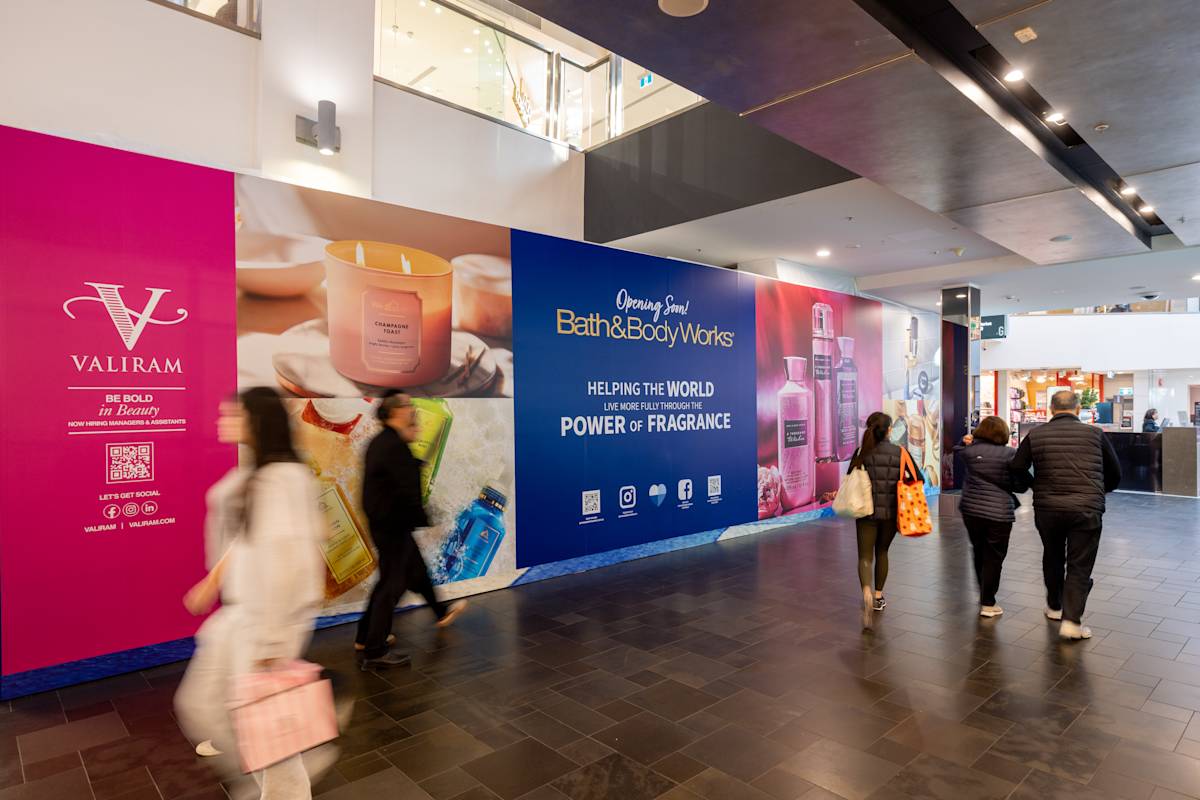 Bath & Body Works Hoarding - Doncaster