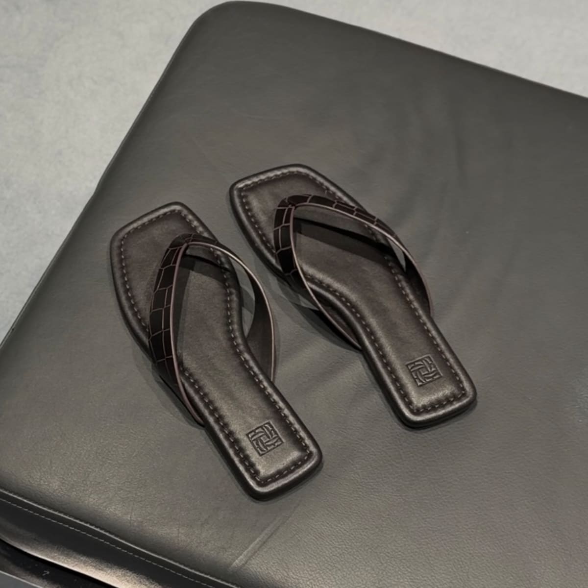 Ariana Tapsell - Leather thongs