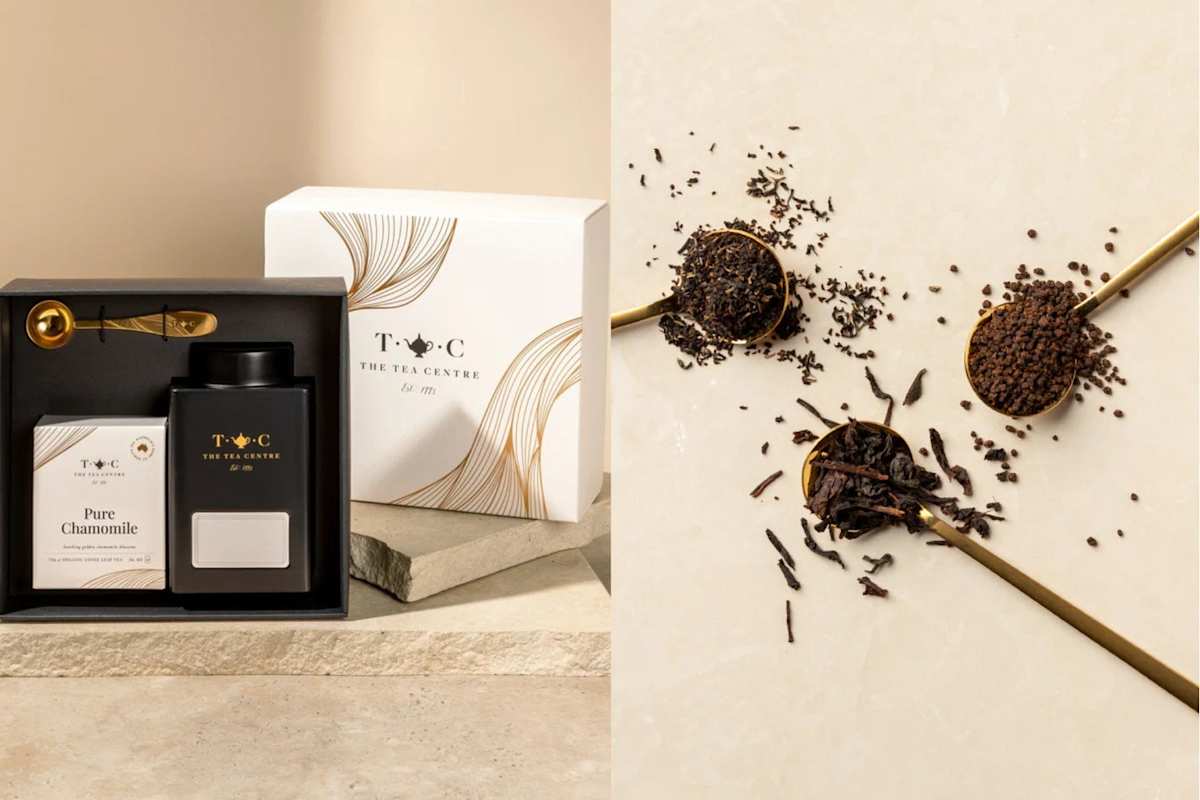 Tea centre gift box