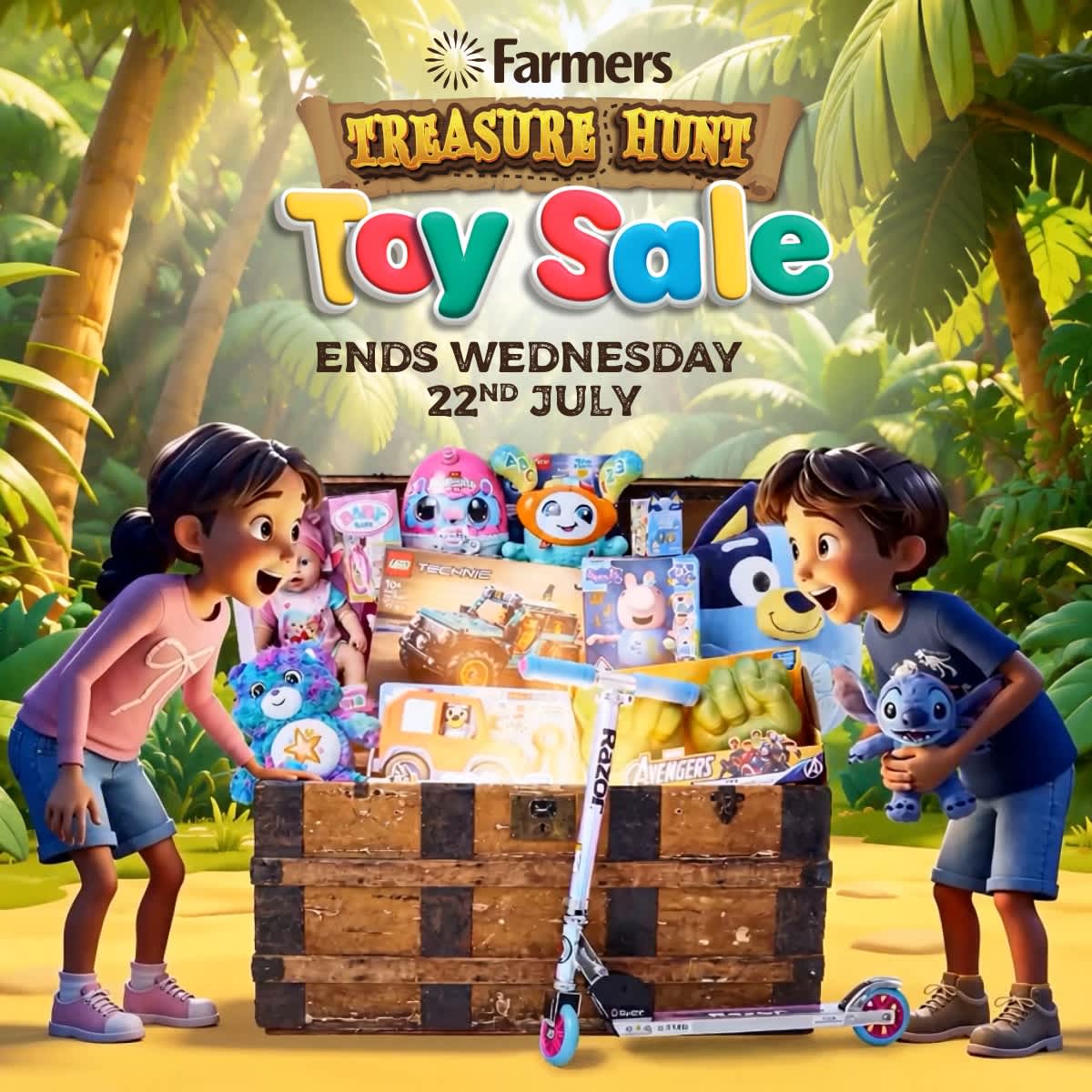 Farmers: Treasure Hunt Toy Sale