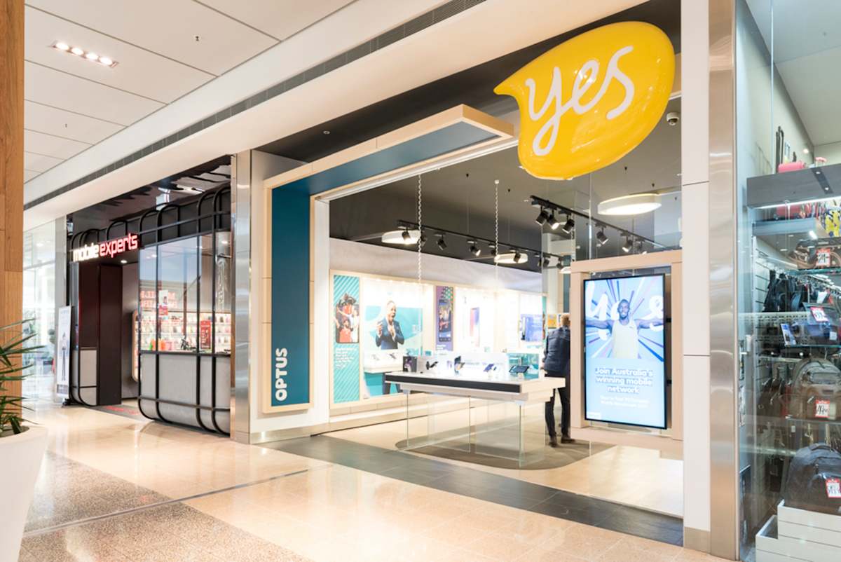 Optus storefront image