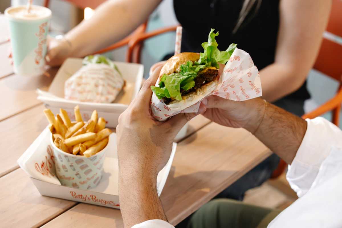 Betty's Burgers lunchtime Westfield Tuggerah