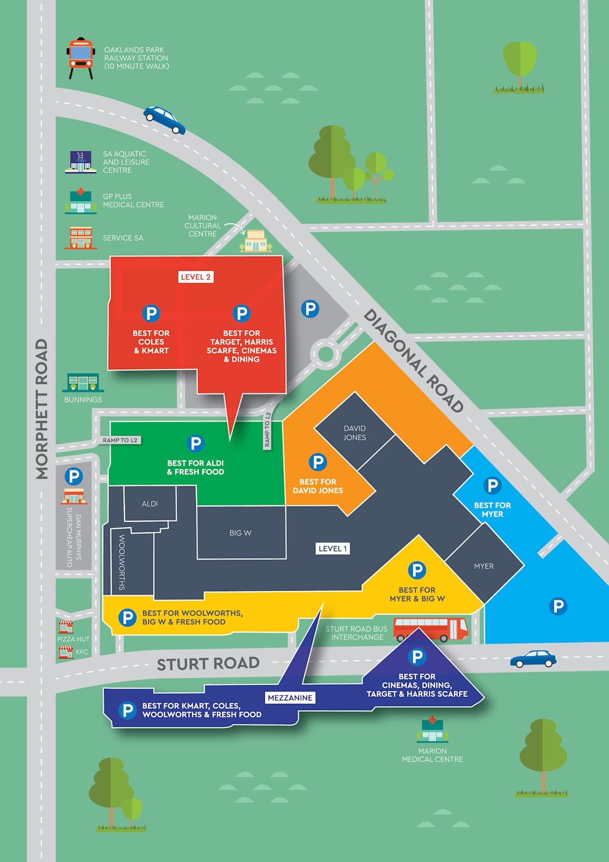 WestfieldMarion CarParkMap A4 OL