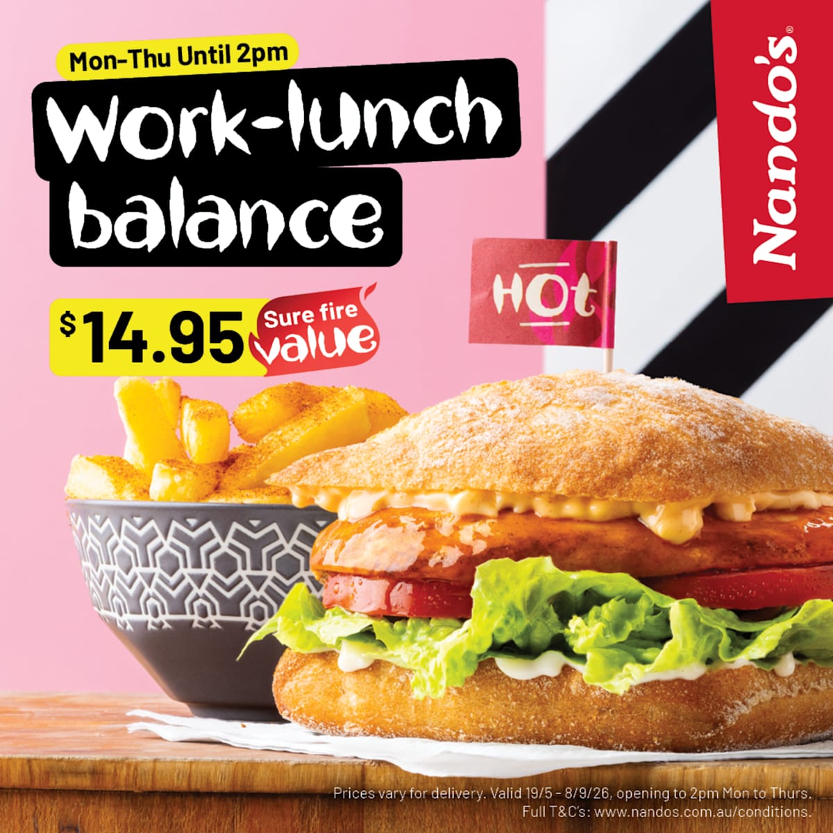 Nando's: Lunch that packs heat 🔥