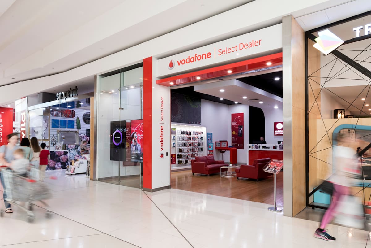 Vodafone storefront image