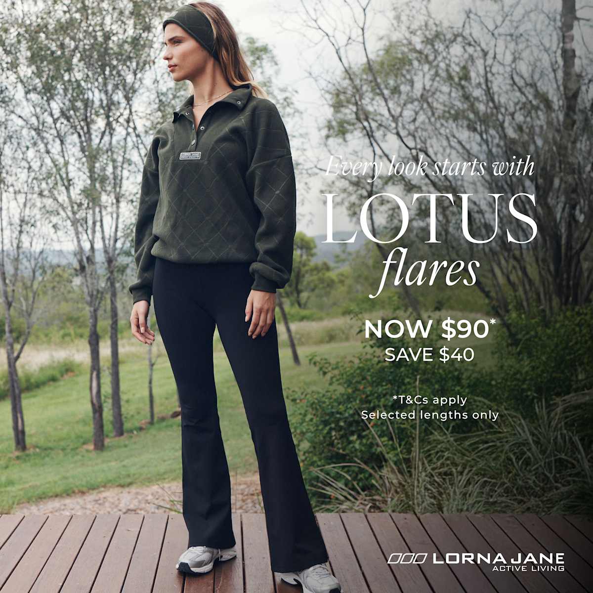 Lorna Jane: $90 Lotus Flares