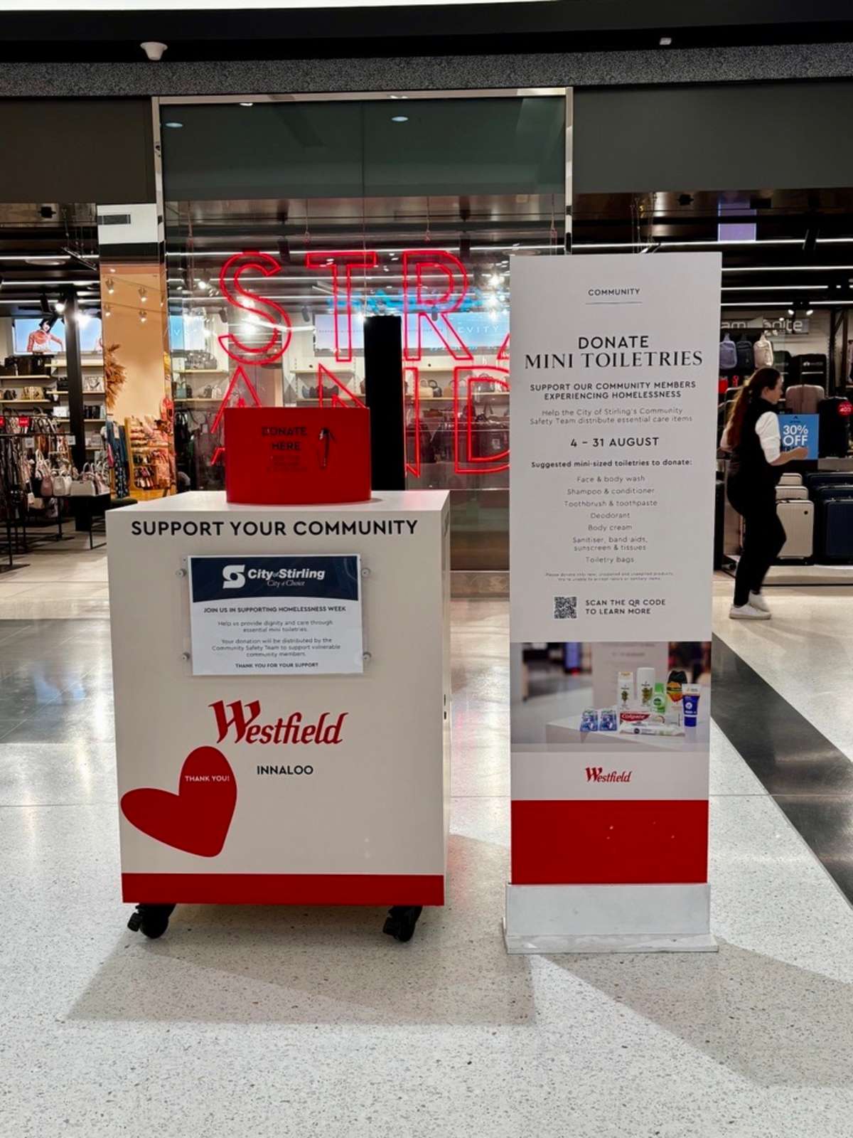 Homelessness Week Donation Box 2025