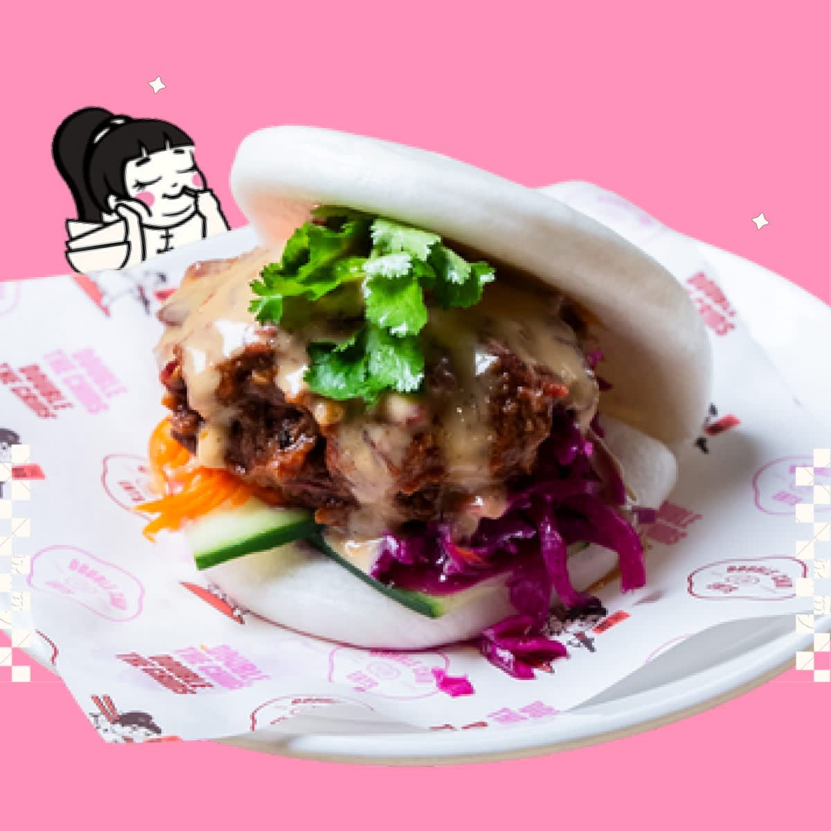 Double Chin Eats: New Menu : Smokey Pulled Beef Bao